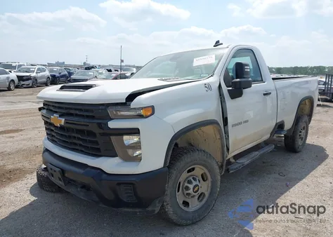 2024 Chevrolet Silverado 2500Hd 2Wd Long Bed Work Truck from USA, damaged, VIN 1GC0WLE75RF185923
